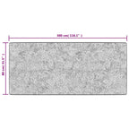 Tappeto Lavabile Patchwork 80x300 cm Multicolore