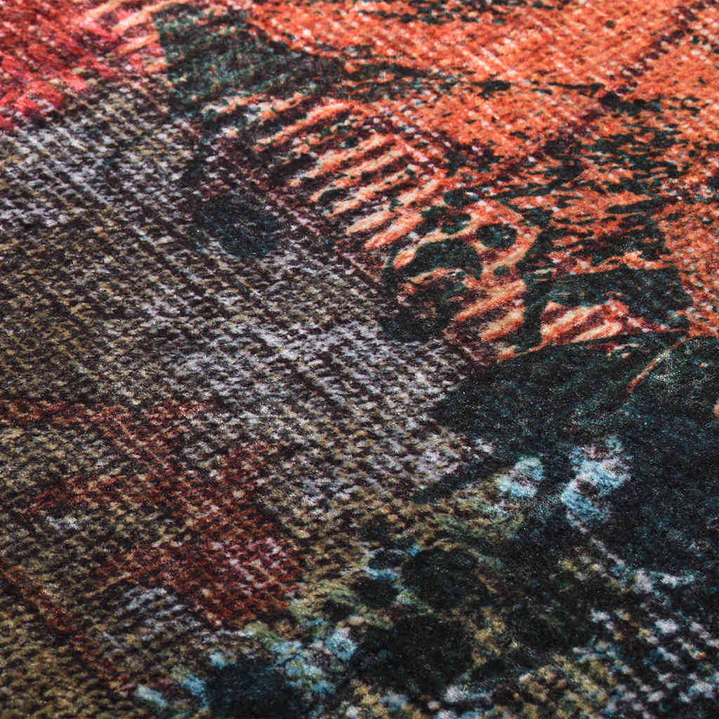 Tappeto Lavabile Patchwork 160x230 cm Multicolore