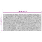 Tappeto Lavabile 80x300 cm Multicolore