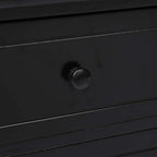 Mobile Porta TV Nero 108x30x40 cm in Legno di Paulownia