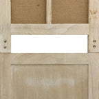 Divisorio a 6 Pannelli Marrone 214x165 cm in Tessuto