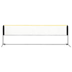 Rete da Badminton Regolabile 500x103x94-158 cm in Metallo