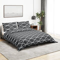 Set Copripiumino Grigio 135x200 cm Cotone 100%