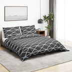 Set Copripiumino Grigio 135x200 cm Cotone 100%