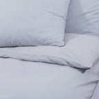 Set Copripiumino Grigio 140x200 cm Cotone 100%