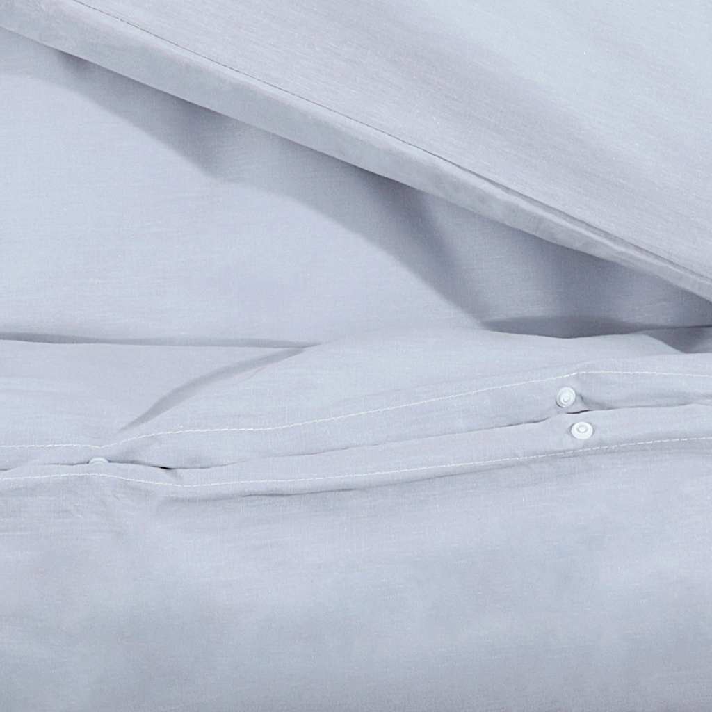 Set Copripiumino Grigio 140x200 cm Cotone 100%