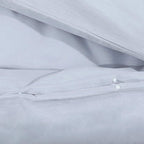 Set Copripiumino Grigio 140x200 cm Cotone 100%