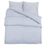 Set Copripiumino Grigio 200x200 cm Cotone 100%
