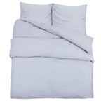 Set Copripiumino Grigio 200x220 cm Cotone 100%