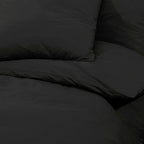 Set Copripiumino Nero 260x240 cm in Cotone