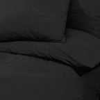 Set Copripiumino Nero 135x200 cm Cotone 100%