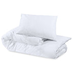 Set Copripiumino Bianco 140x200 cm Cotone 100%