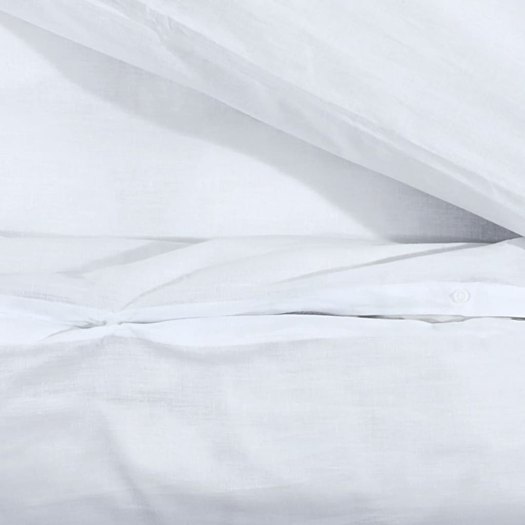 Set Copripiumino Bianco 220x240 cm Cotone 100%
