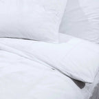 Set Copripiumino Bianco 260x240 cm Cotone 100%
