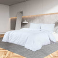 Set Copripiumino Bianco 260x240 cm Cotone 100%
