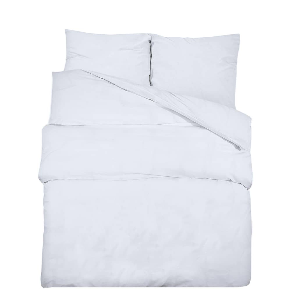 Set Copripiumino Bianco 135x200 cm Cotone 100%