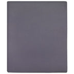 Lenzuolo con Angoli Jersey Antracite 140x200 cm Cotone 100%