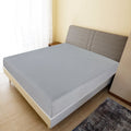 Lenzuola con Angoli Jersey 2 Pezzi Grigio 100x200 cm Cotone 100%