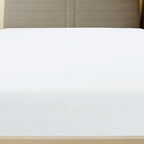 Lenzuolo con Angoli Jersey Bianco 100x200 cm Cotone 100%