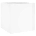 Set di Mobili da Corridoio Bianco Lucido in Legno Multistrato