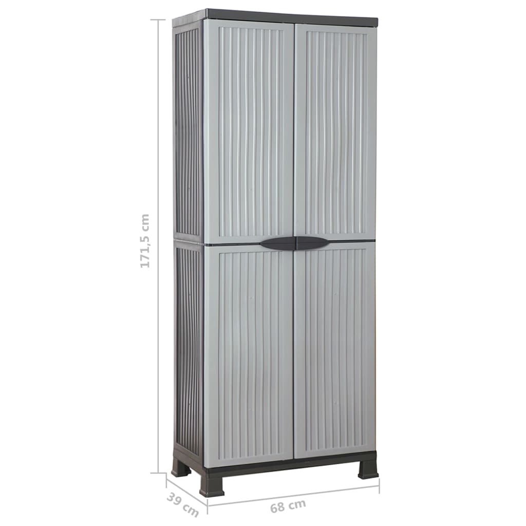 Armadietto in Plastica 68x39x171,5 cm