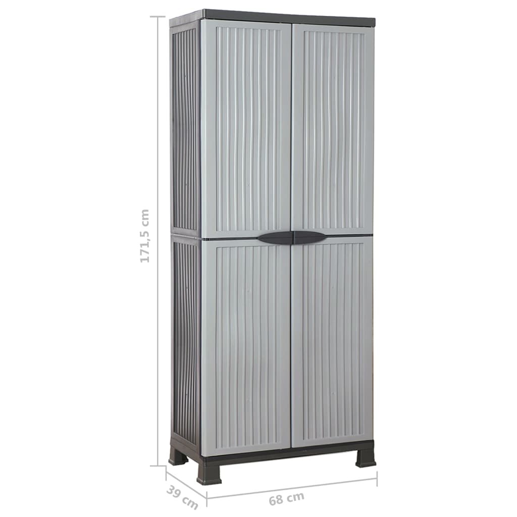Armadietto in Plastica 68x39x171,5 cm
