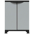 Armadietto in Plastica 68x39x92 cm Design Rattan