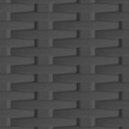 Armadietto in Plastica 68x39x92 cm Design Rattan