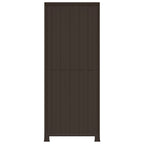 Armadietto in Plastica 68x39x171,5 cm Design Rattan