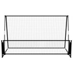 Porta da Calcio a Rimbalzo 2 in 1 202x104x120 cm in Acciaio