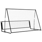 Porta da Calcio a Rimbalzo 2 in 1 202x104x120 cm in Acciaio