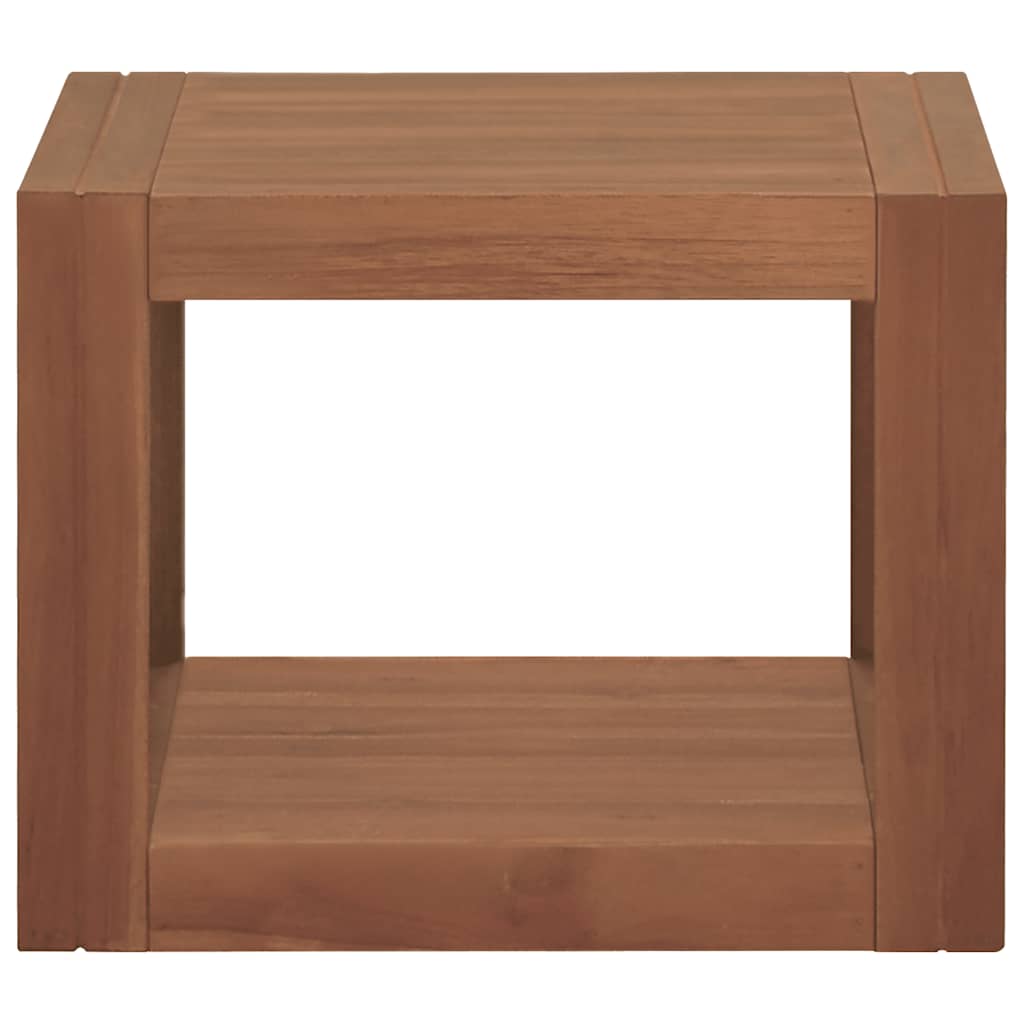Mobile da Bagno a Parete 45x45x35 cm in Legno Massello di Teak