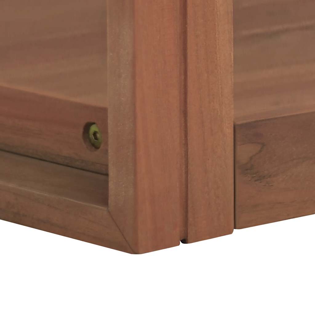 Mobile da Bagno a Parete 45x45x35 cm in Legno Massello di Teak
