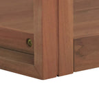 Mobile da Bagno a Parete 45x45x35 cm in Legno Massello di Teak