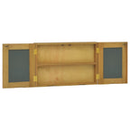 Mobile a Specchio 60x10x40 cm in Legno Massello di Teak