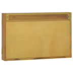 Mobile a Specchio 60x10x40 cm in Legno Massello di Teak