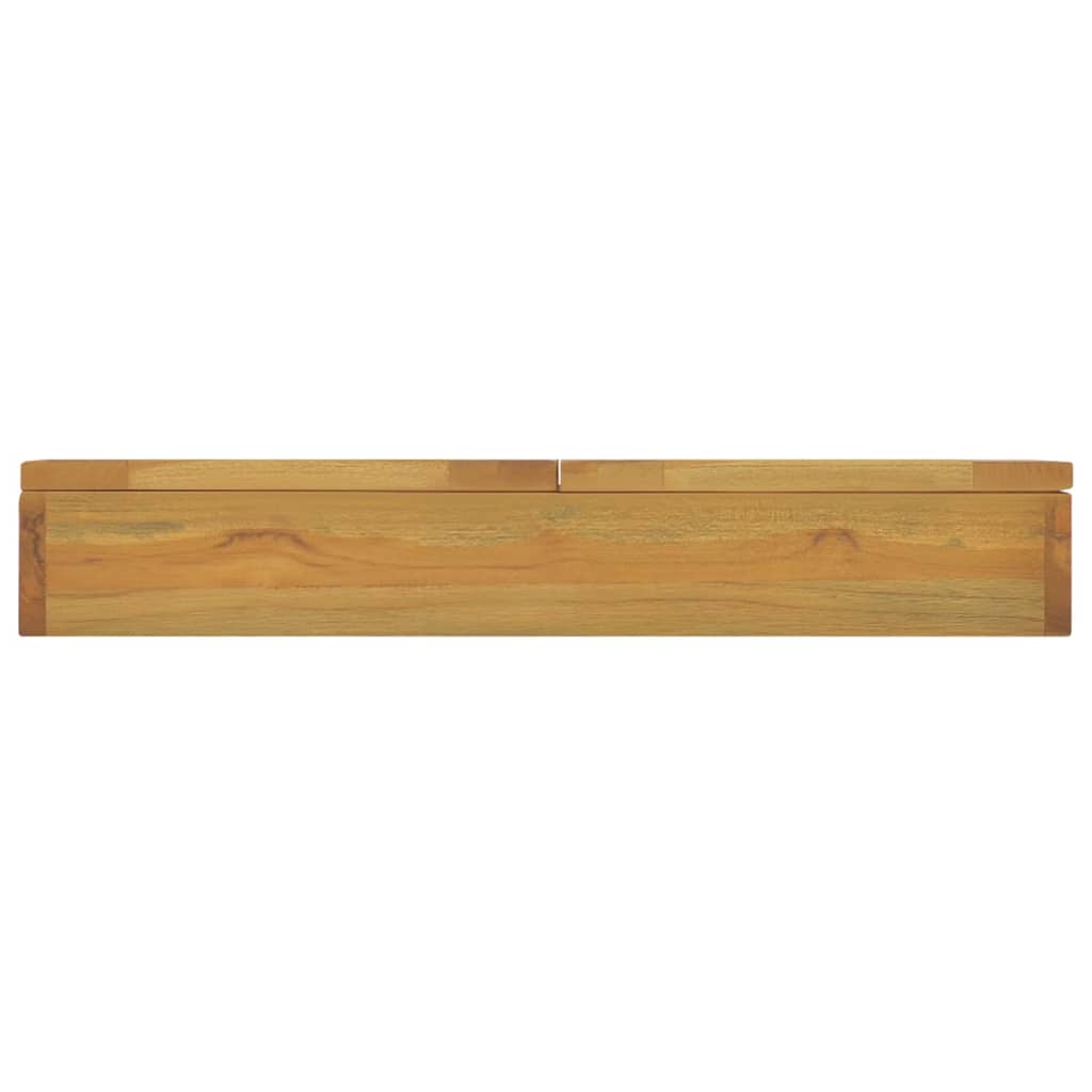 Mobile a Specchio 60x10x40 cm in Legno Massello di Teak