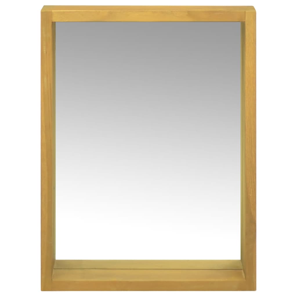 Mobile a Specchio 30x10x40 cm in Legno Massello di Teak