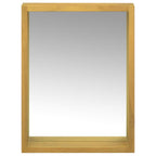 Mobile a Specchio 30x10x40 cm in Legno Massello di Teak