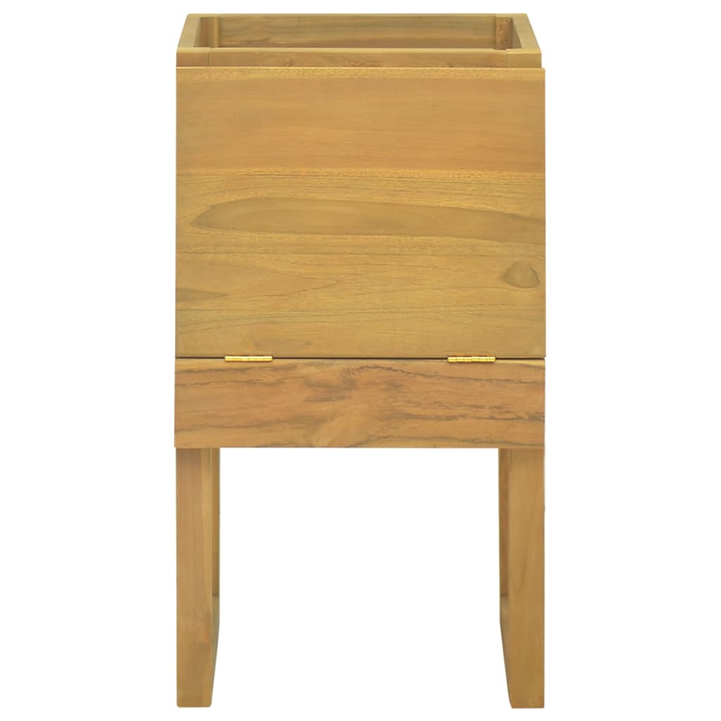 Mobile da Bagno 41x40x75 cm in Legno Massello di Teak