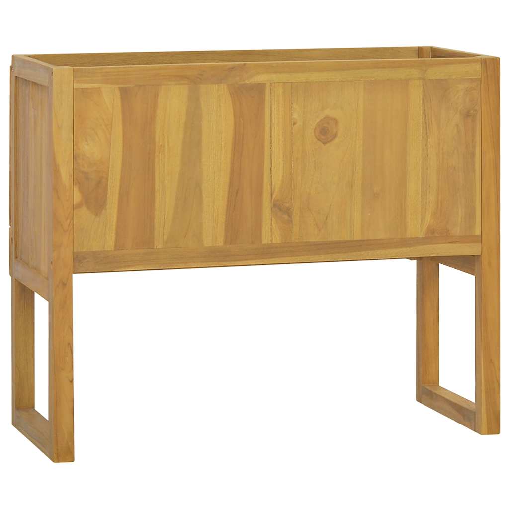 Mobile da Bagno 90x40x75,5 cm in Legno Massello di Teak