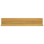 Mensole da Parete 2 pz 60x10x10 cm in Legno Massello di Teak