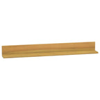 Mensole da Parete 2 pz 90x10x10 cm in Legno Massello di Teak