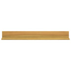 Mensole da Parete 2 pz 90x10x10 cm in Legno Massello di Teak