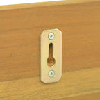 Mensole da Parete 2 pz 90x10x10 cm in Legno Massello di Teak