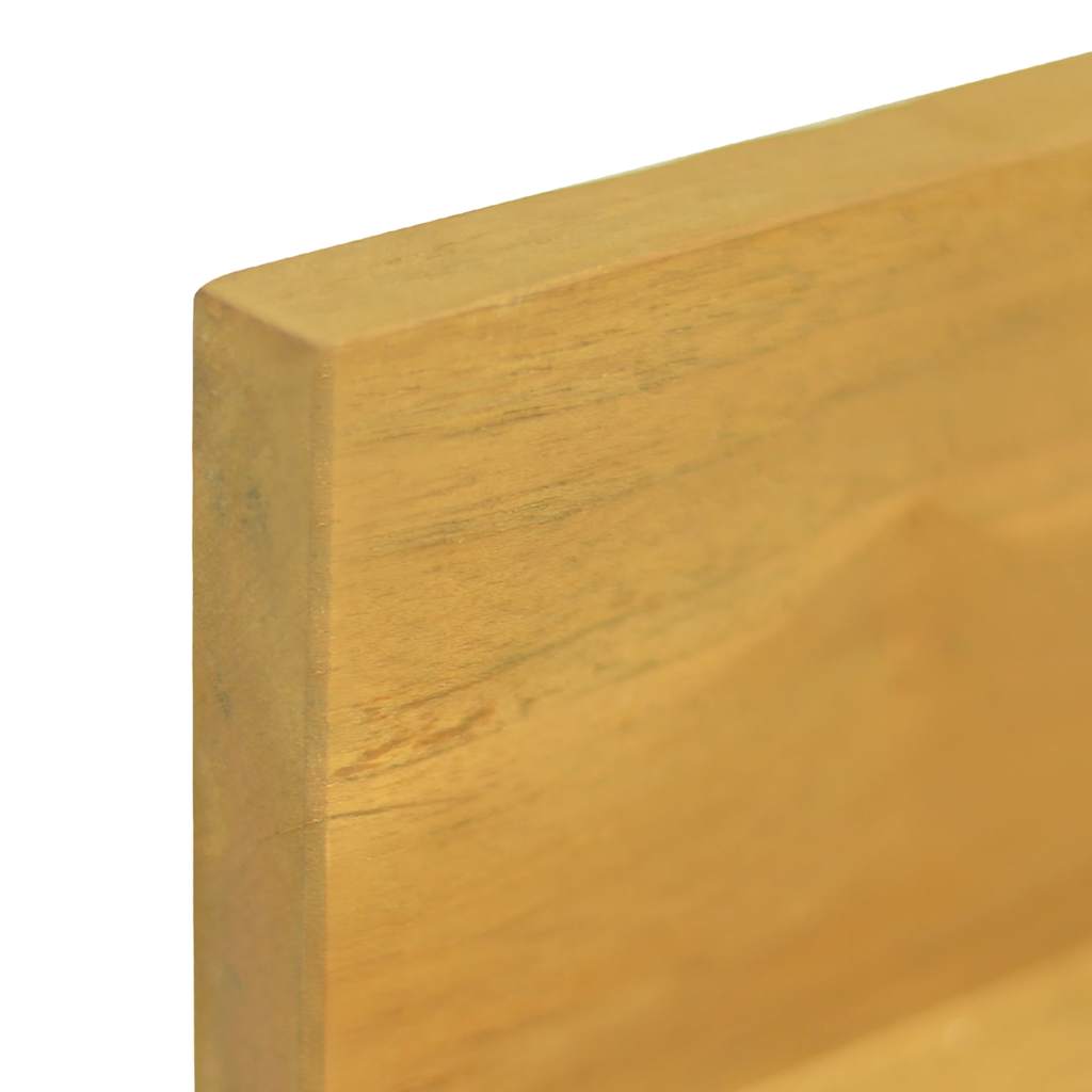 Mensole da Parete 2 pz 90x10x10 cm in Legno Massello di Teak