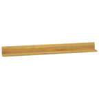 Mensole da Parete 2 pz 110x10x10 cm in Legno Massello di Teak