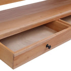 Mobile Porta TV 115x30x40 cm in Legno Massello di Mogano