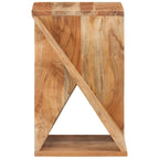 Tavolino 35x35x55 cm in Legno Massello di Acacia