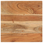Tavolino 35x35x55 cm in Legno Massello di Acacia